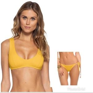 Becca Swim Two Piece Bikini Sunflower Yellow